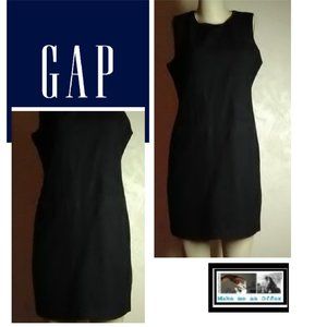 Gap Premium Black Classio Tailored Dress  Size M